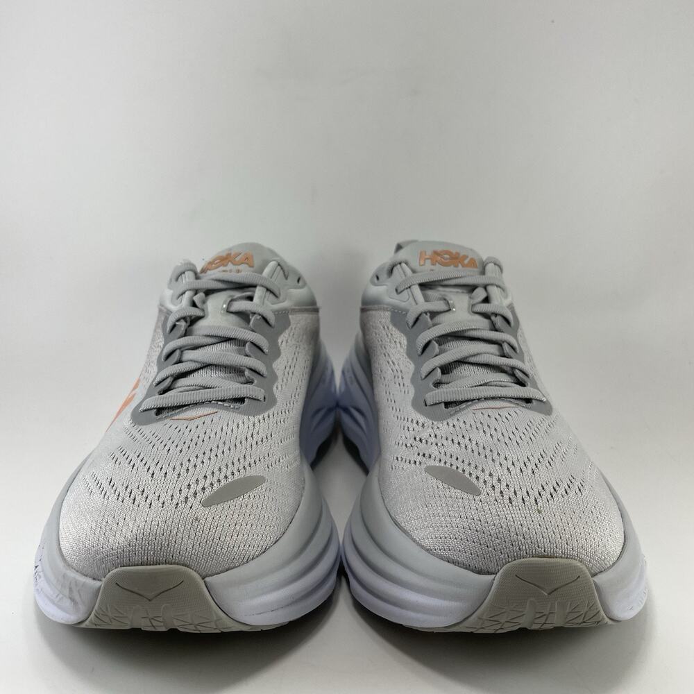 Hoka One One Bondi 8 Womens Size 9 B Harbor Mist Lunar Rock HMLR Running Shoes - Picture 2 of 11